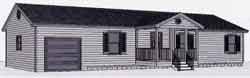 Plan 3I: 1200sf, 3Bed, 2Bath